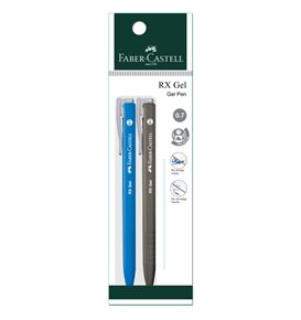 Faber-Castell - Gel pen RX Gel, 0.7mm, blistercard of 2