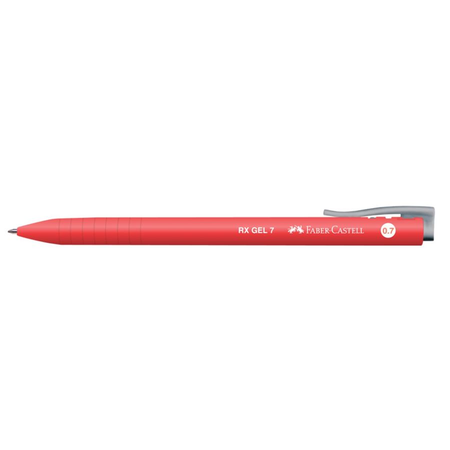 Faber-Castell - Gel pen RX Gel, 0.7mm, red