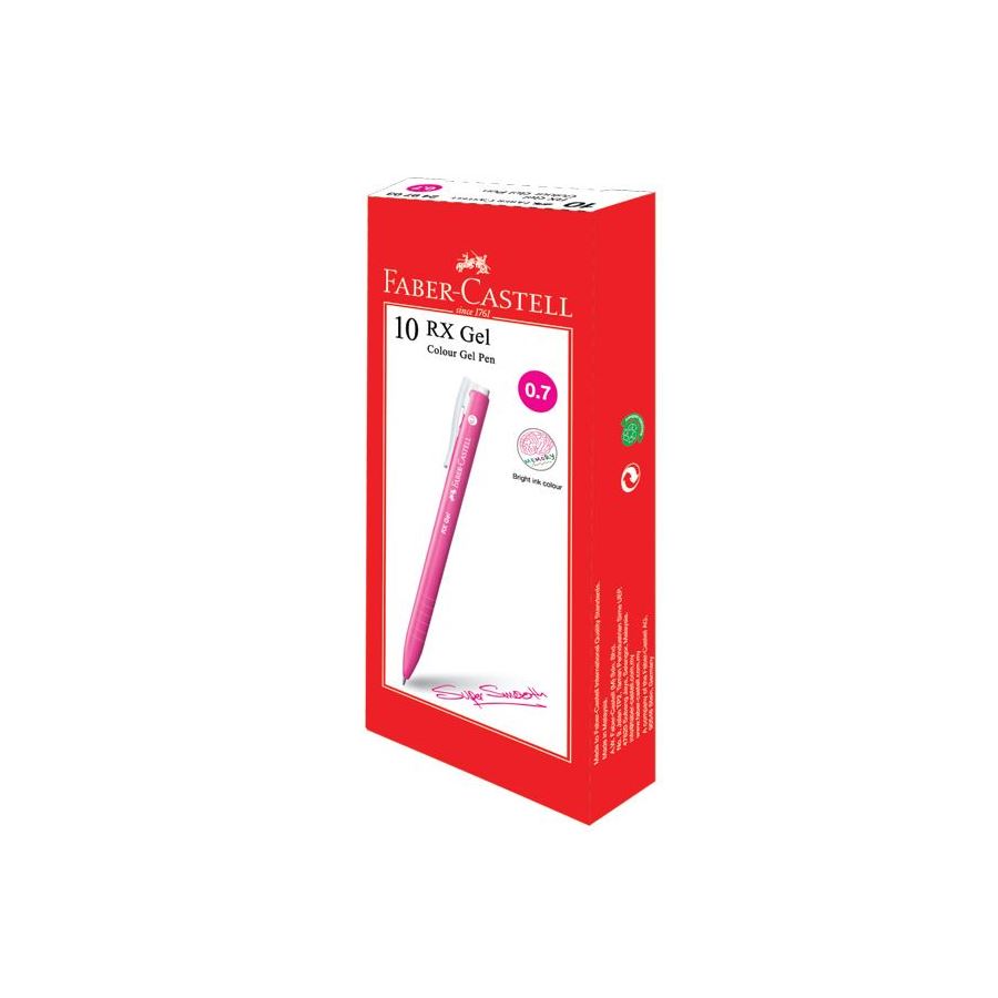 Faber-Castell - Gel pen RX Gel Colour 0.7 pink 10x