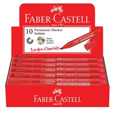 Faber-Castell - Marker Permanent P20, red