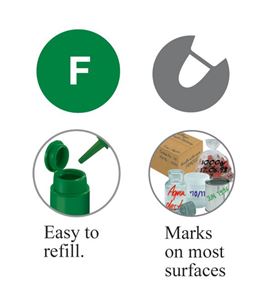 Faber-Castell - Marker Permanent P20, green