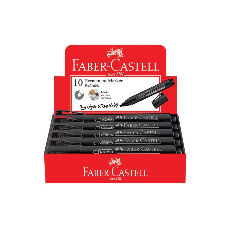 Faber-Castell - Marker Permanent P20, black