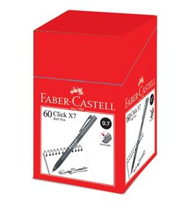 Faber-Castell - Ballpoint pen Click X7 0.7mm, black