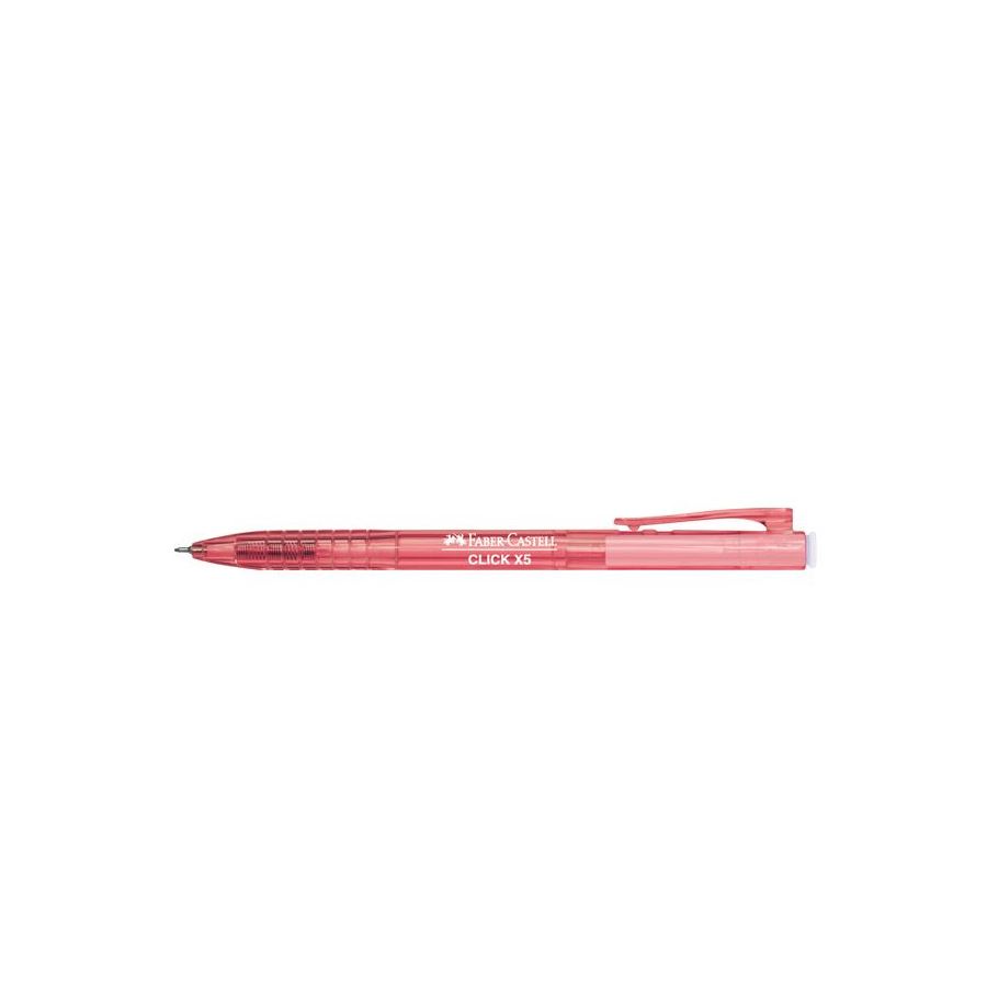 Faber-Castell - Ballpoint pen Click X5 0.5mm, red