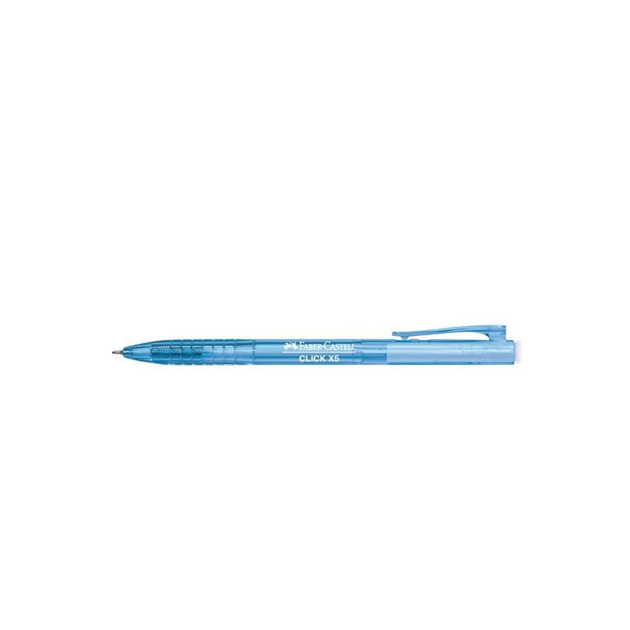 Faber-Castell - Ballpoint pen Click X5 0.5mm, blue