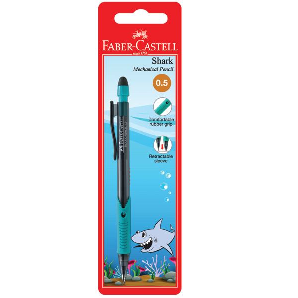 Faber-Castell - Mechanical pencil Shark, 0.5mm, blistercard of 1