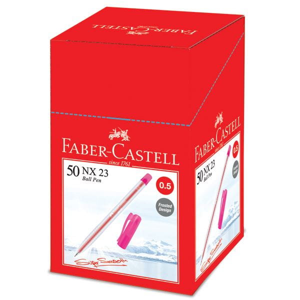 Faber-Castell - Ballpoint pen NX 23 0.5mm, red