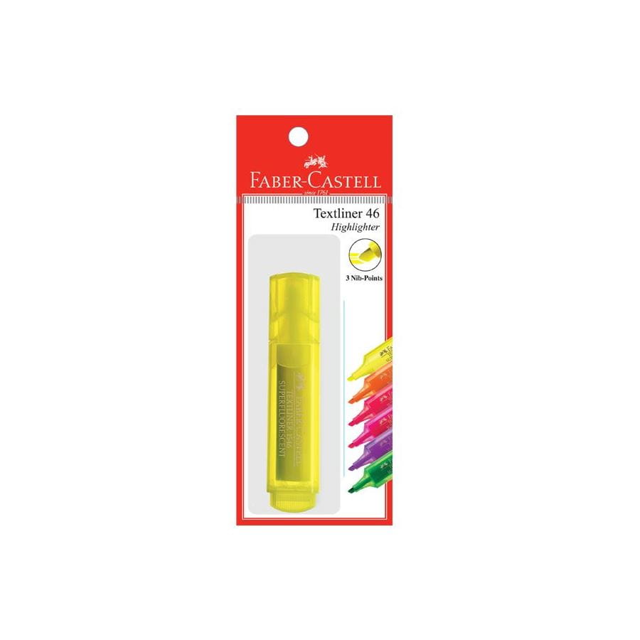 Faber-Castell - Textliner 46 Superflourescent, yellow, set of 1