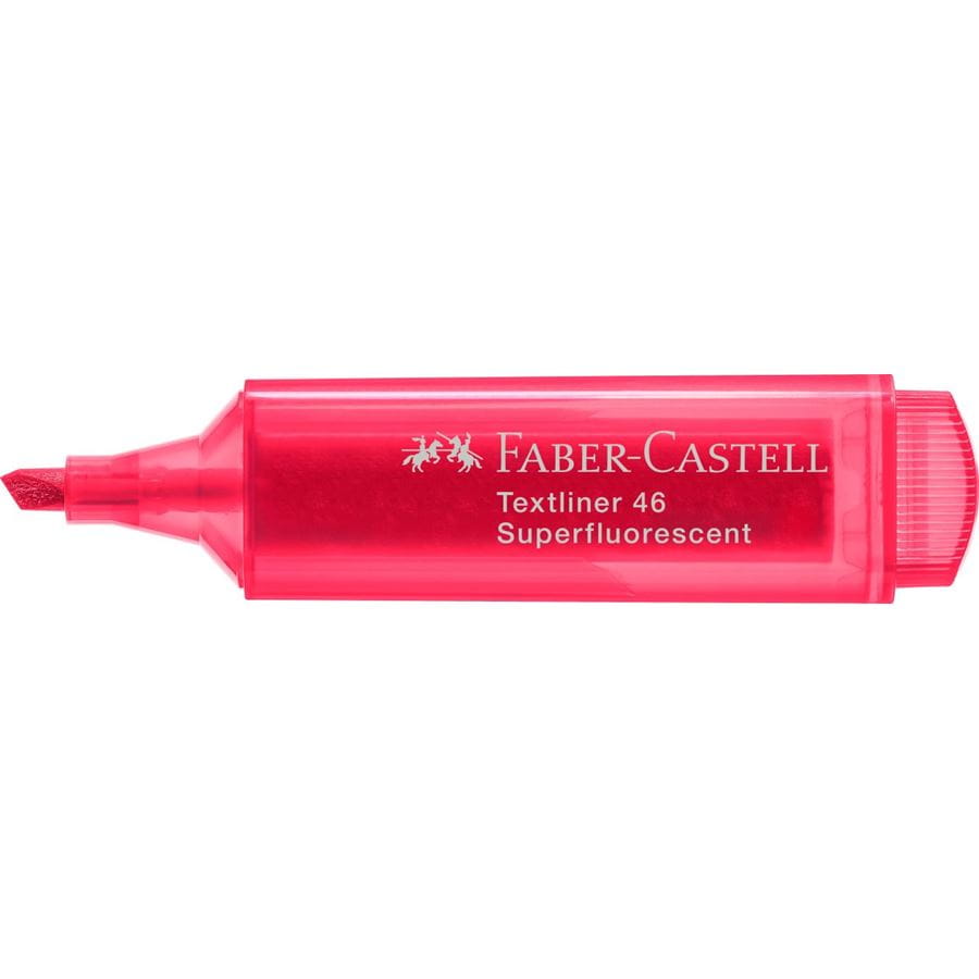 Faber-Castell - Textliner 46 Superflourescent, red