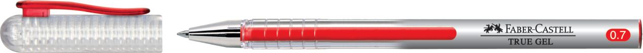 Faber-Castell - Gel pen True Gel, 0.7mm, red