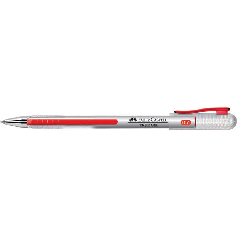 Faber-Castell - Gel pen True Gel, 0.7mm, red