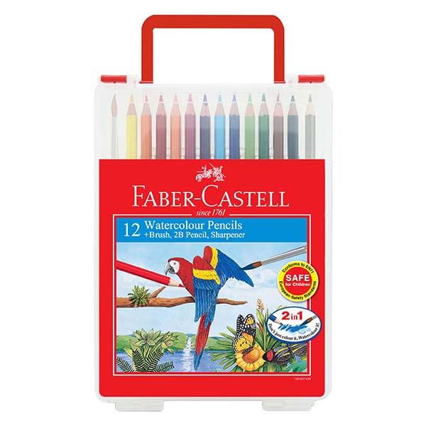 Faber-Castell - Watercolour pencils, wonder box of 12