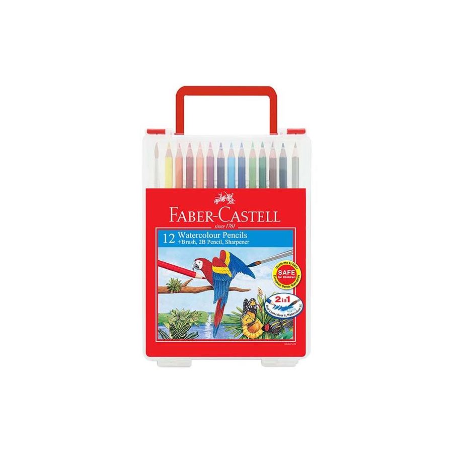 Faber-Castell - Watercolour pencils, wonder box of 12