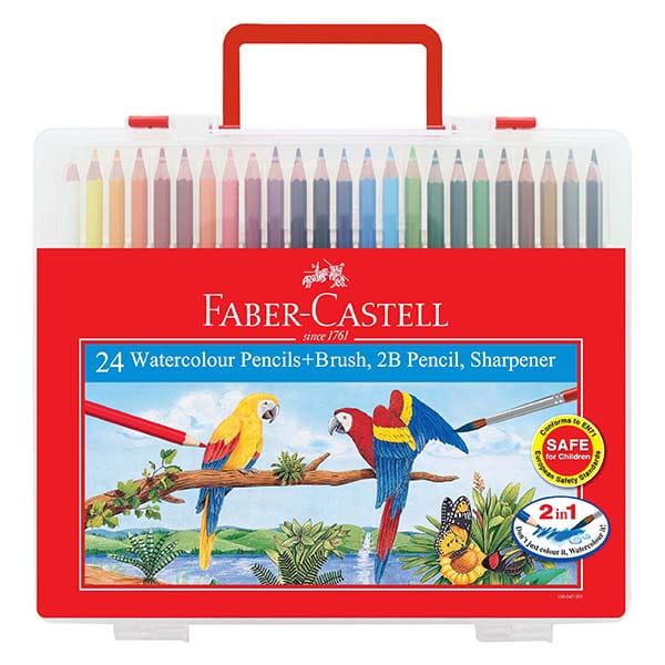 Faber-Castell - Watercolour pencils, wonder box of 24