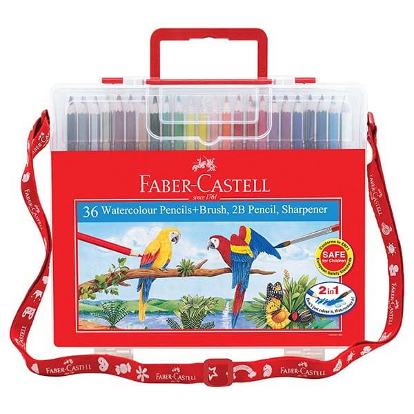 Faber-Castell - Watercolour pencils, wonder box of 36
