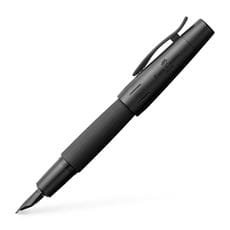 Faber-Castell - e-motion Pure Black fountain pen, F, black